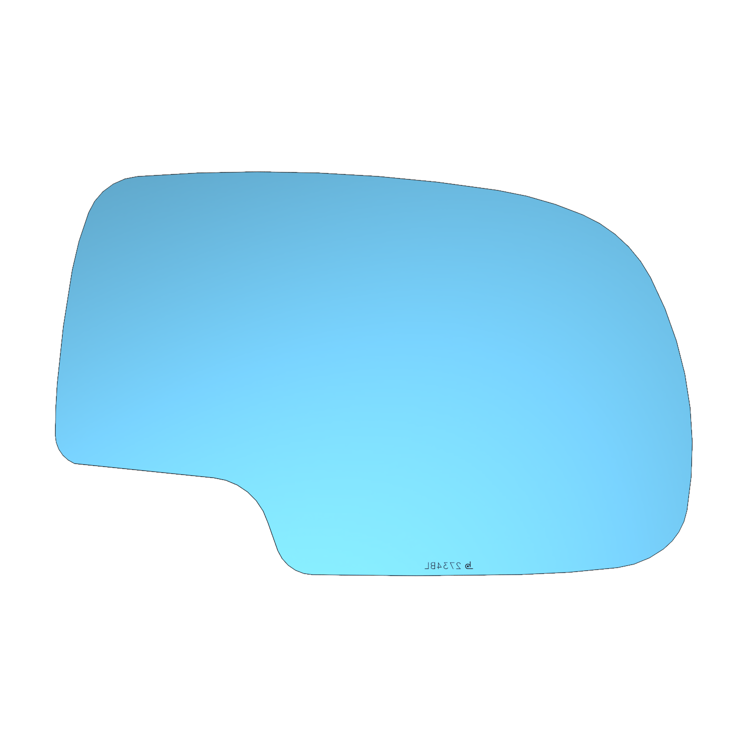 CLARI-BLU SIDE VIEW MIRROR